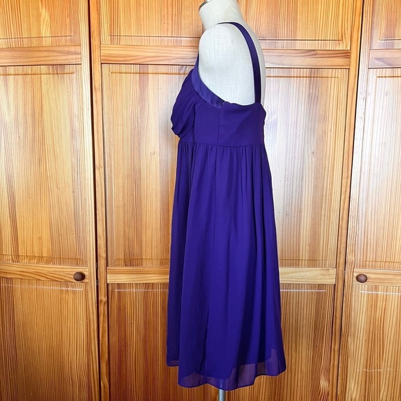 NWT London Times 16 Purple Sleeveless Formal Dress Wedding Cocktail Prom Party - Picture 6 of 10